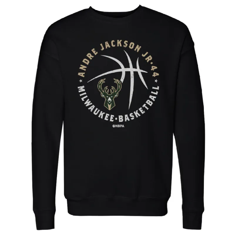Andre Jackson Jr. Milwaukee Bucks Player Ball WHT sold by 500 Level