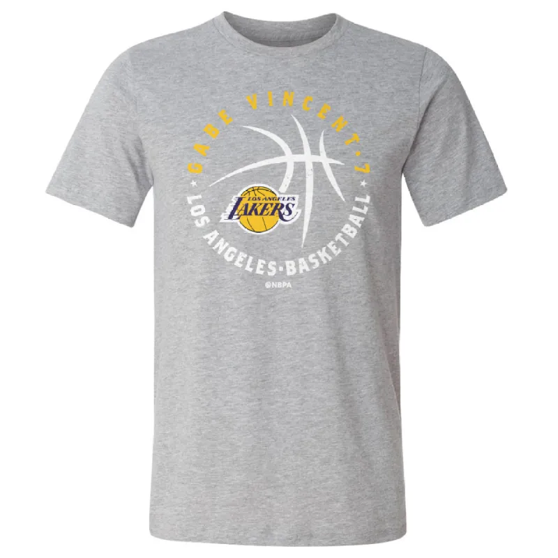 Gabe Vincent Los Angeles Lakers Player Ball WHT sold by 500 Level