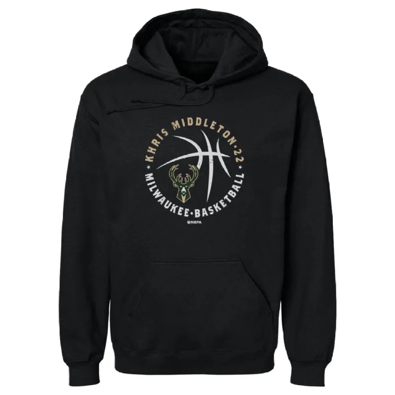 Khris Middleton Milwaukee Bucks Player Ball WHT sold by 500 Level