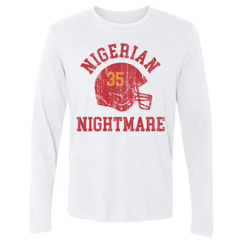 Christian Okoye Kansas City Nickname Helmet Font sold by 500 Level