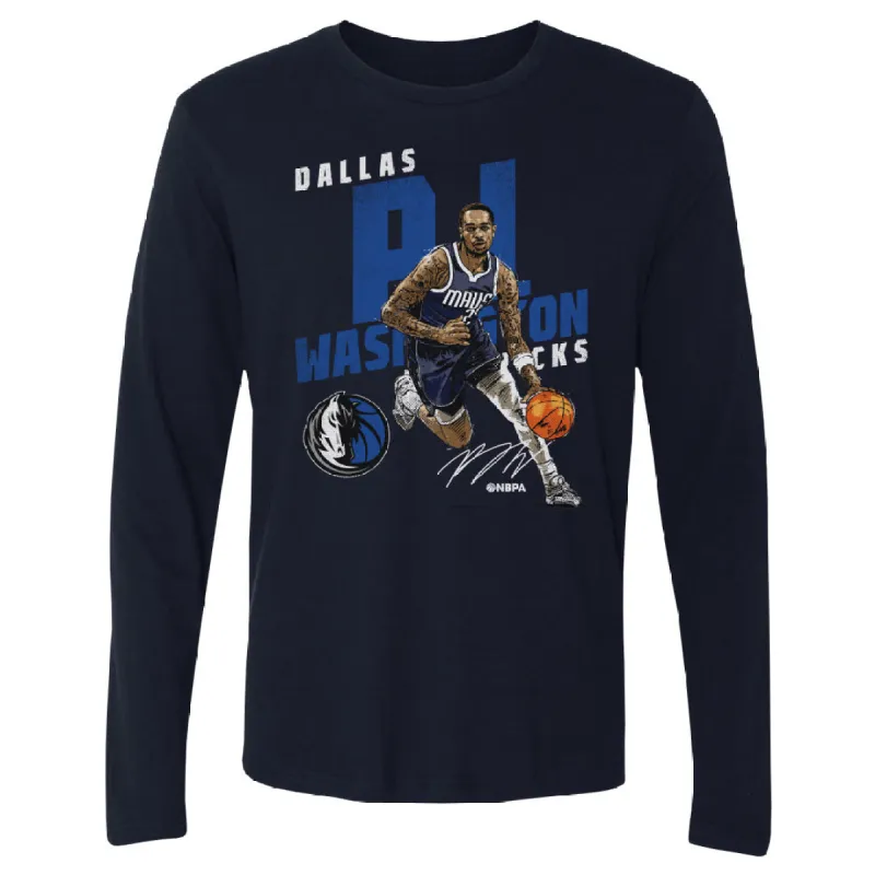 P.J. Washington Dallas Mavericks Slant WHT sold by 500 Level