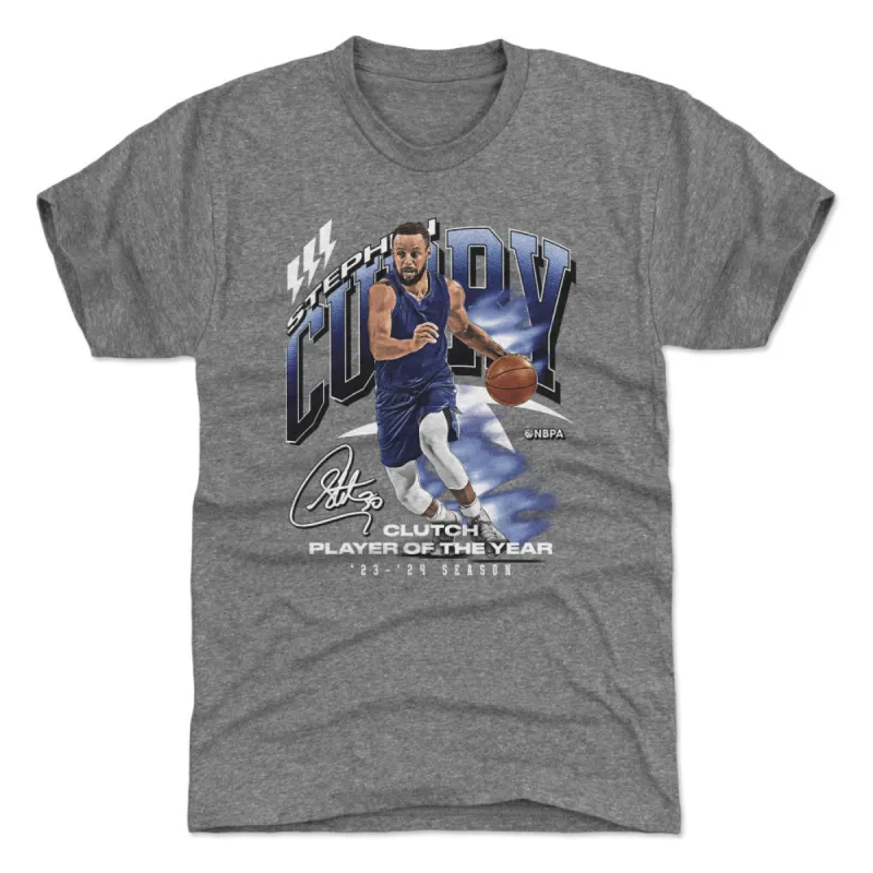Steph Curry Golden State 2024 Clutch Player Award WHT sold by 500 Level