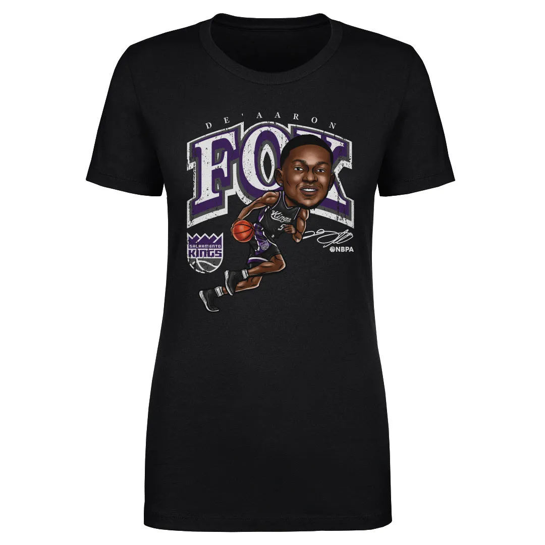 De'Aaron Fox Sacramento Kings Cartoon WHT sold by 500 Level product image thumbnail 2