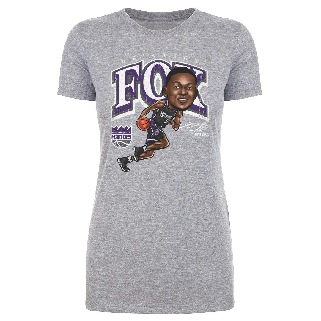 De'Aaron Fox Sacramento Kings Cartoon WHT sold by 500 Level