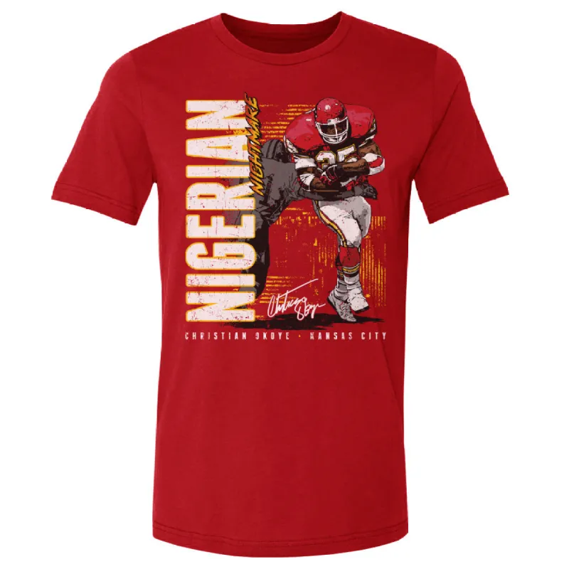 Christian Okoye Kansas City Vertical WHT sold by 500 Level