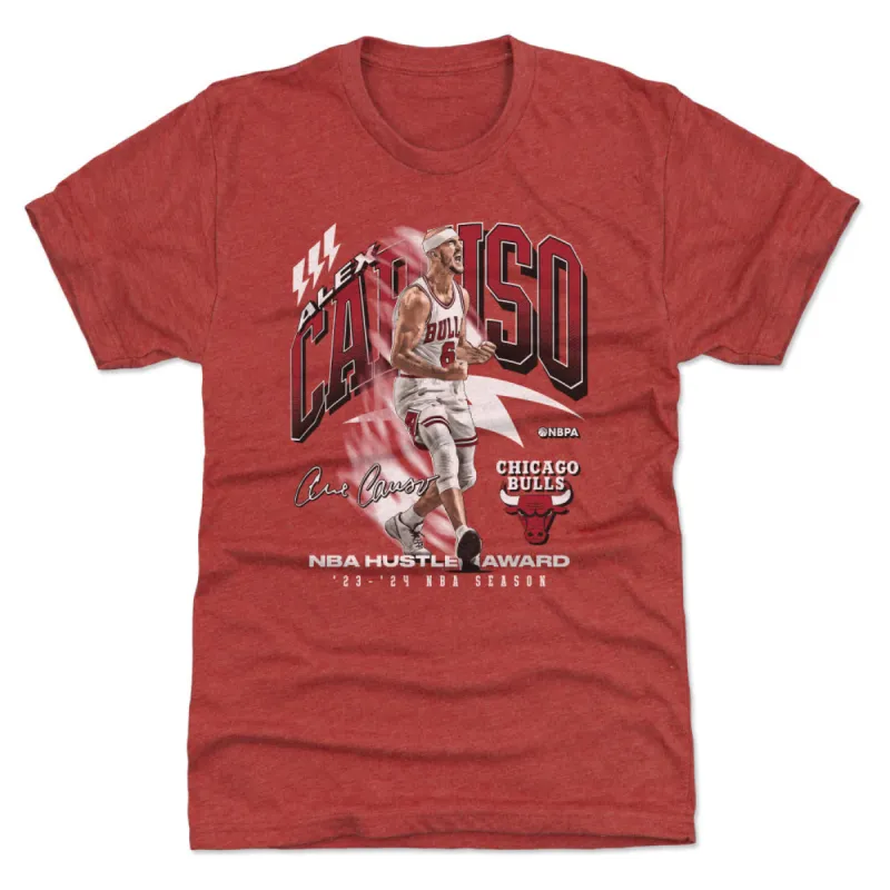 Alex Caruso Chicago Bulls 2024 NBA Hustle Award WHT sold by 500 Level