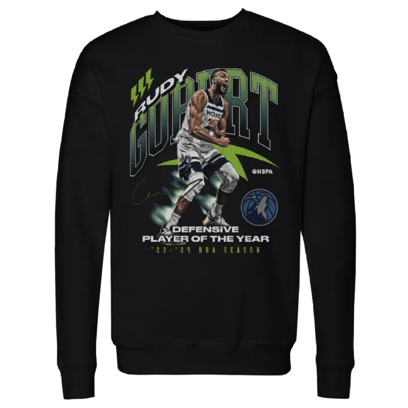 Rudy Gobert Minnesota Timberwolves 2024 NBA DPOY Award WHT sold by 500 Level