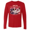 Jack Hughes New Jersey American Flag WHT sold by 500 Level