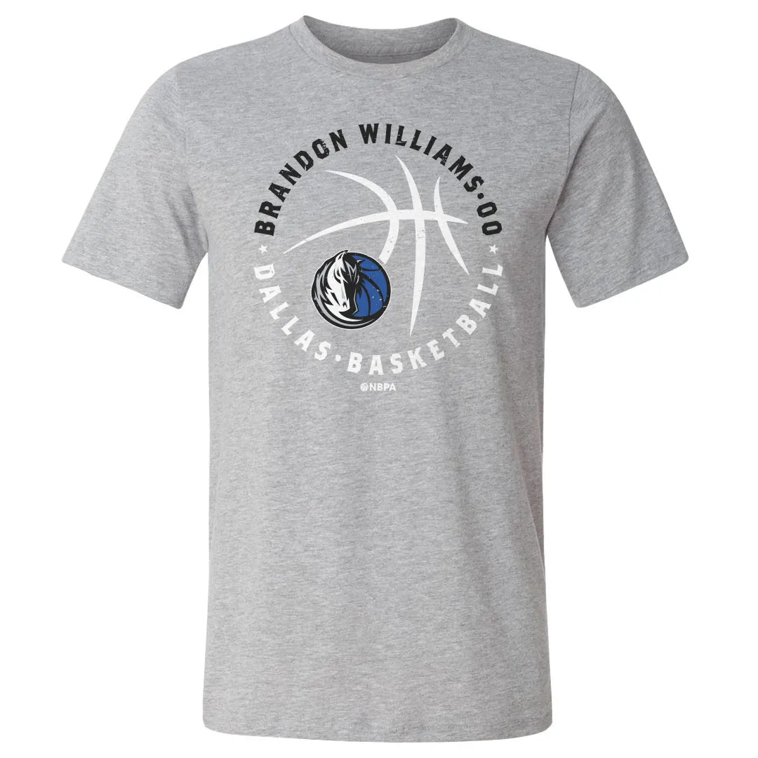 Brandon Williams Dallas Mavericks Player Ball WHT sold by 500 Level