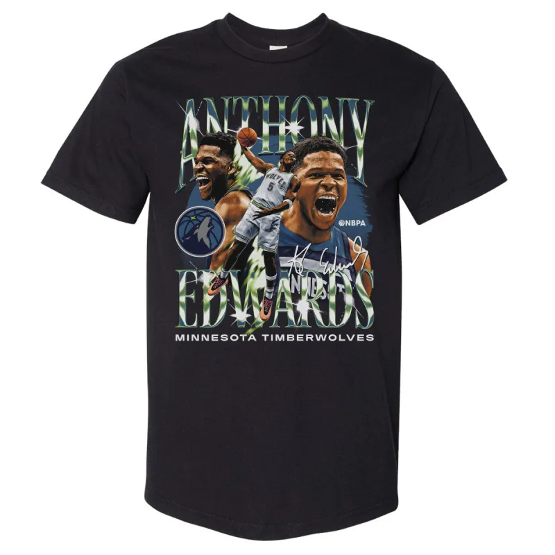 Anthony Edwards Minnesota Timberwolves Vintage WHT sold by 500 Level