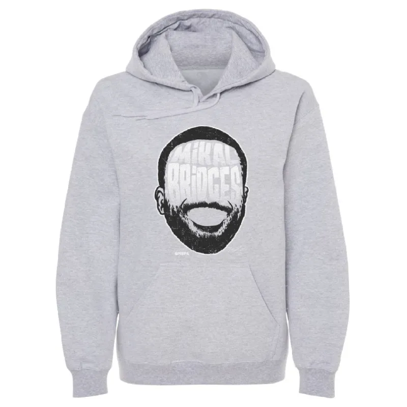 Mikal Bridges New York Player Silhouette WHT sold by 500 Level