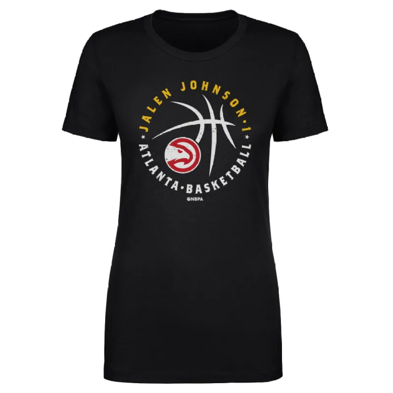 Jalen Johnson Atlanta Hawks Player Ball WHT sold by 500 Level