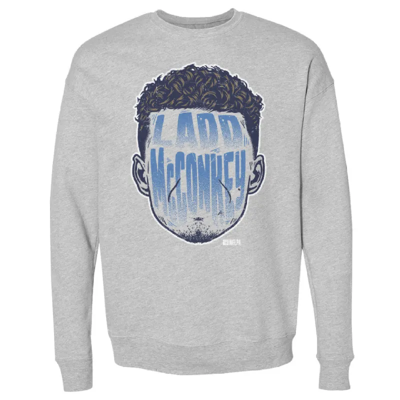 Ladd McConkey Los Angeles C Player Silhouette WHT sold by 500 Level
