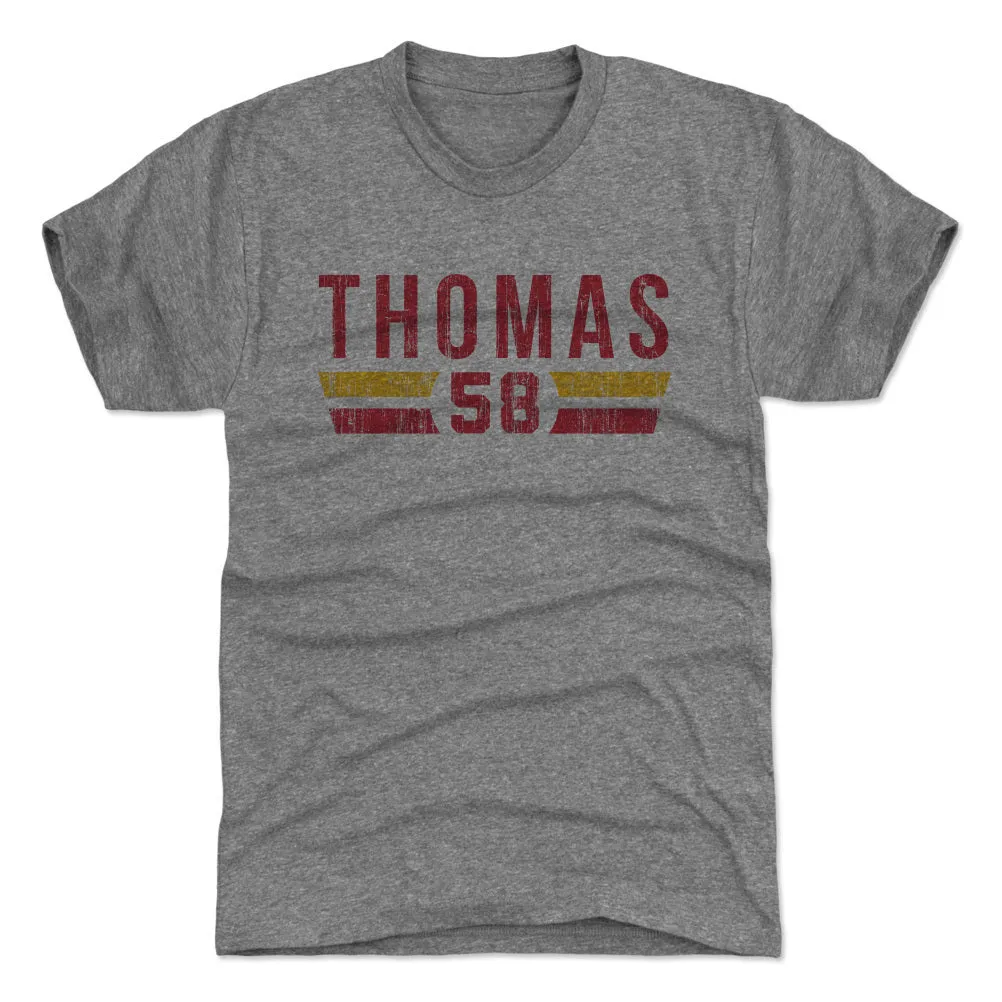 Derrick Thomas Kansas City Font sold by 500 Level