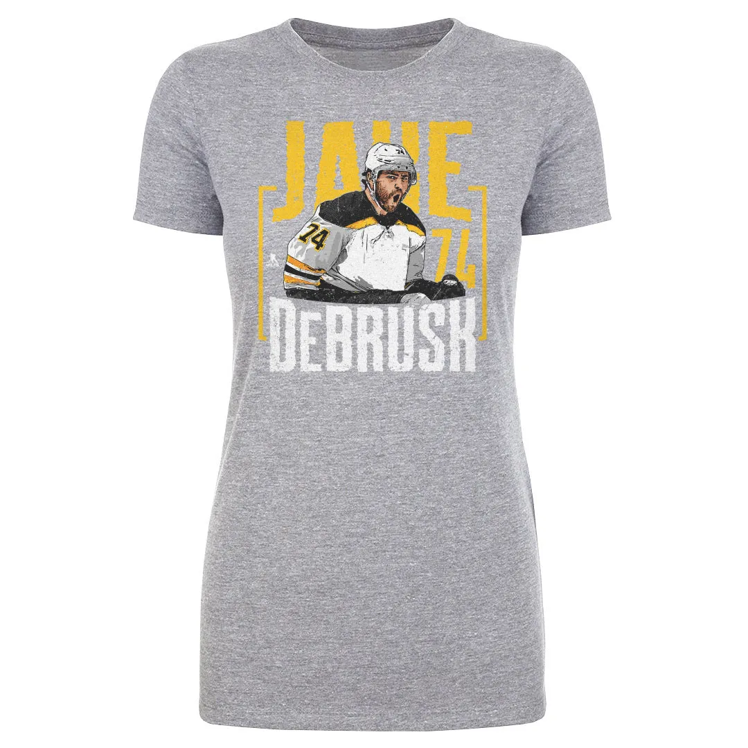 Jake DeBrusk Boston Player Name WHT sold by 500 Level product image thumbnail 2
