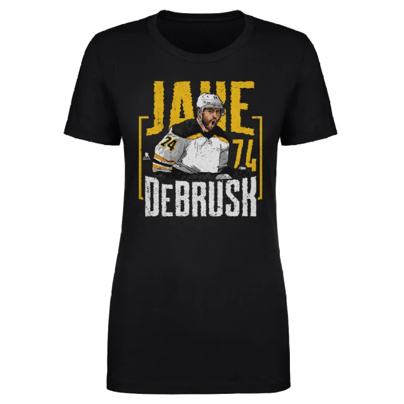 Jake DeBrusk Boston Player Name WHT sold by 500 Level