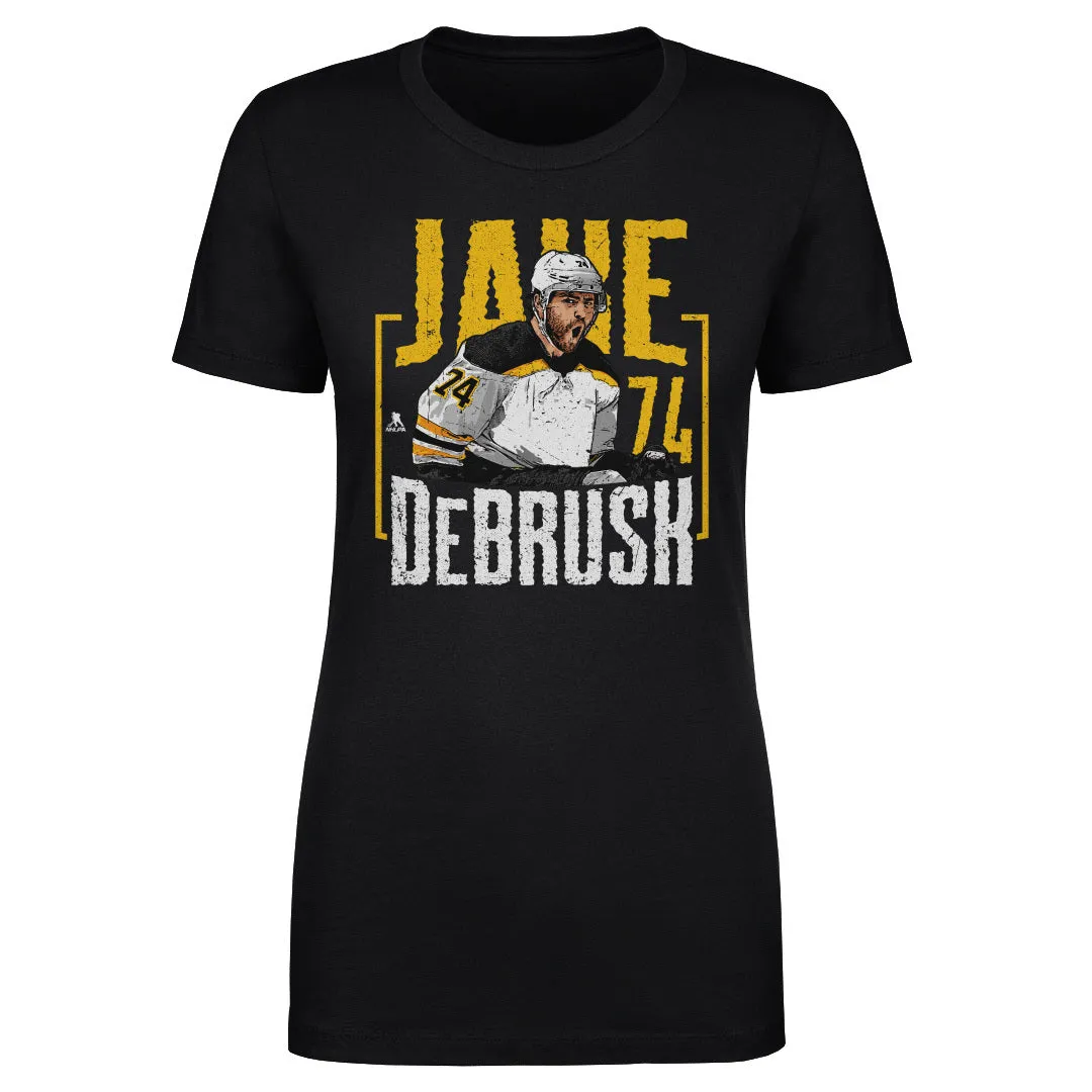 Jake DeBrusk Boston Player Name WHT sold by 500 Level