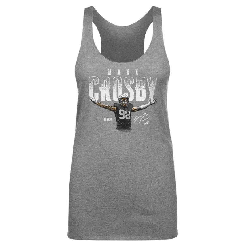 Maxx Crosby Las Vegas Player Name WHT sold by 500 Level