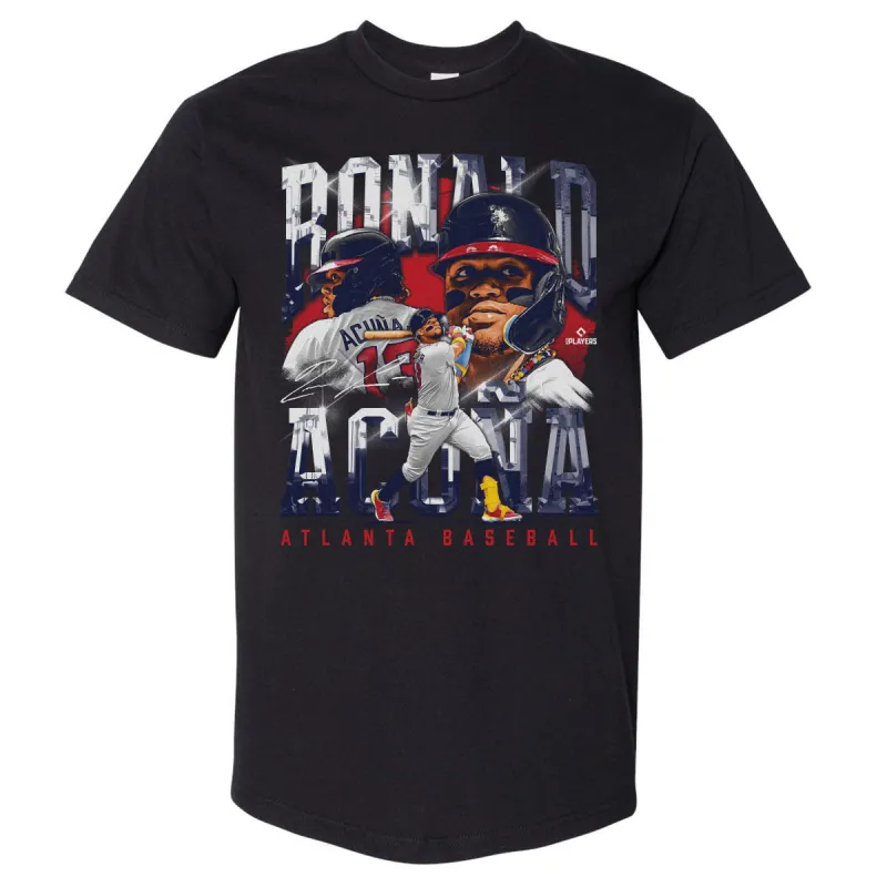 Ronald Acuna Jr. Atlanta Vintage WHT sold by 500 Level