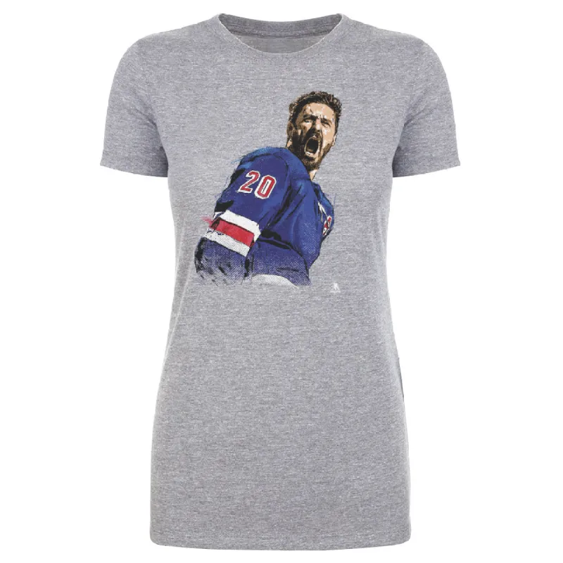Chris Kreider New York R Illustration WHT sold by 500 Level