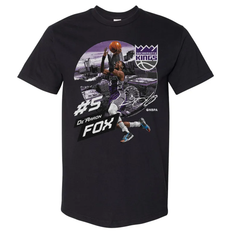 De'Aaron Fox Sacramento Kings City Emblem WHT sold by 500 Level