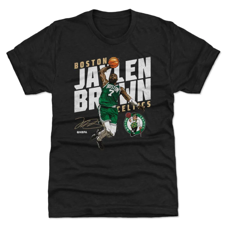 Jaylen Brown Boston Celtics Slant WHT sold by 500 Level