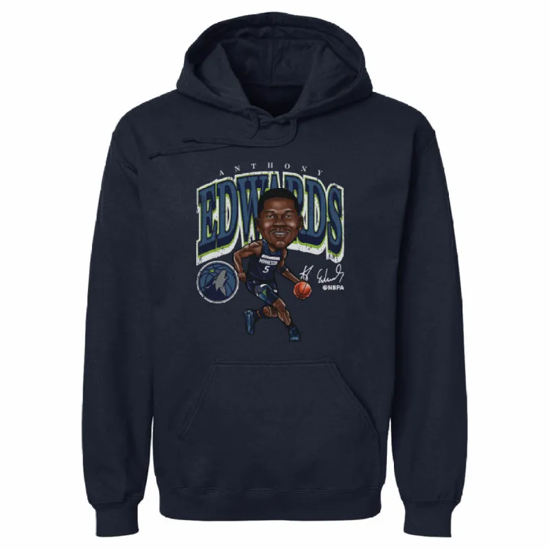 Anthony Edwards Minnesota Timberwolves Cartoon WHT sold by 500 Level