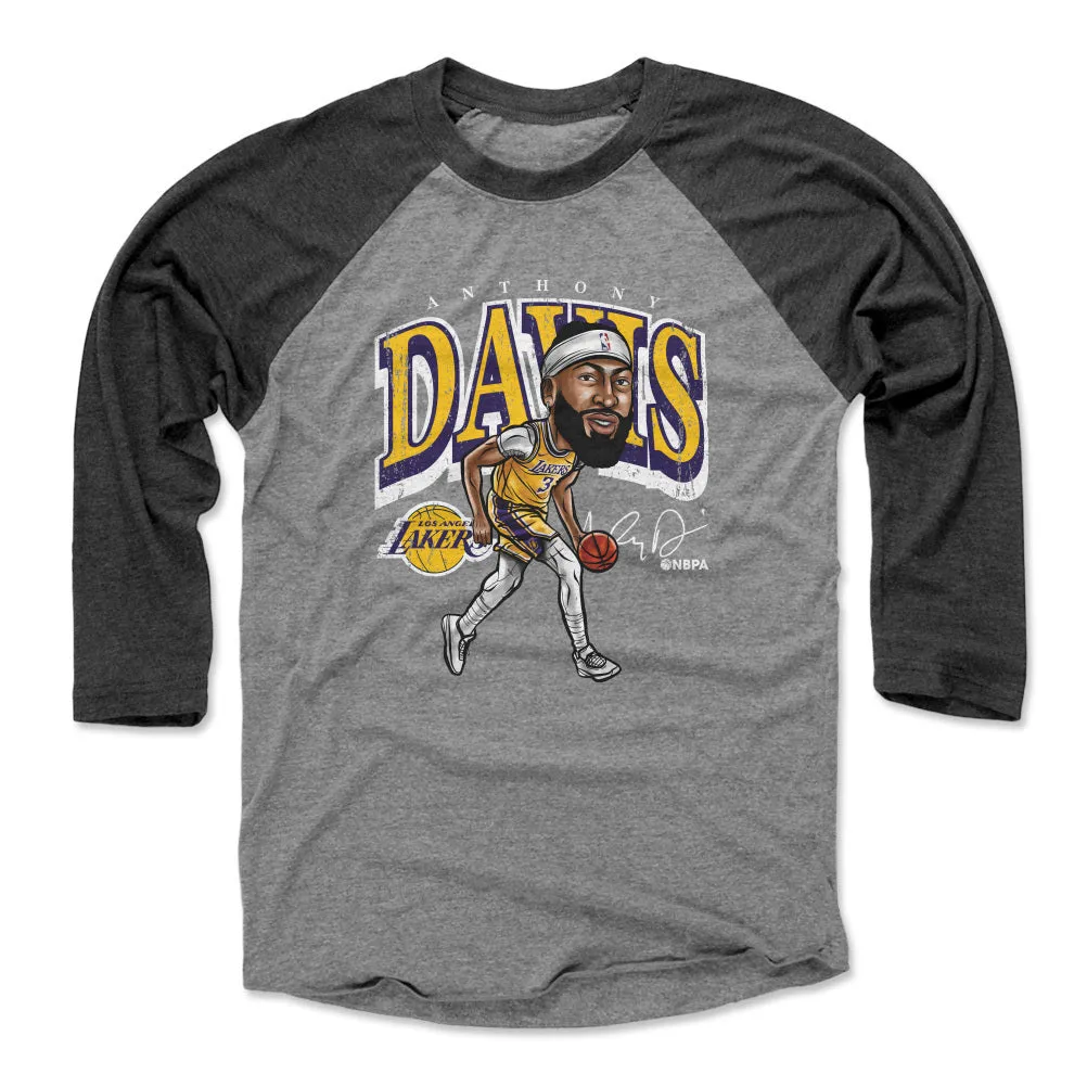 Anthony Davis Los Angeles Lakers Cartoon WHT sold by 500 Level