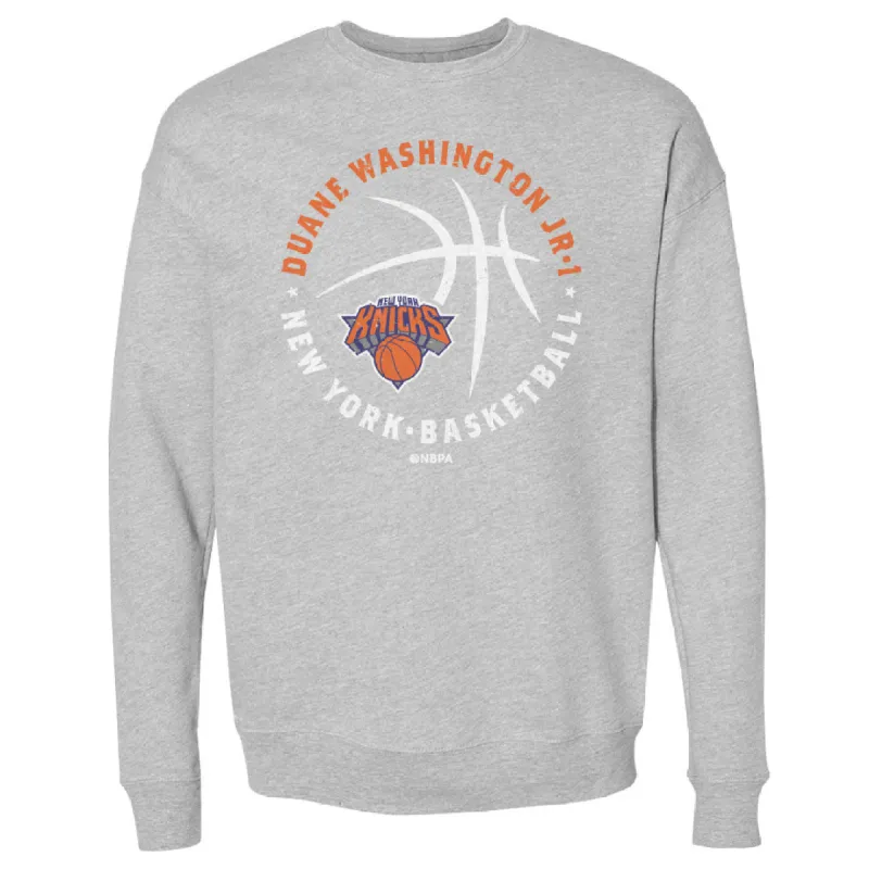 Duane Washington Jr. New York Knicks Player Ball WHT sold by 500 Level