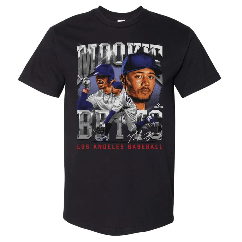 Mookie Betts Los Angeles D Vintage WHT sold by 500 Level