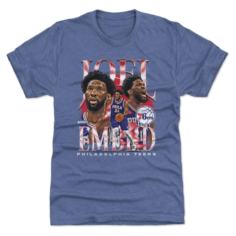 Joel Embiid Philadelphia 76ers Vintage WHT sold by 500 Level