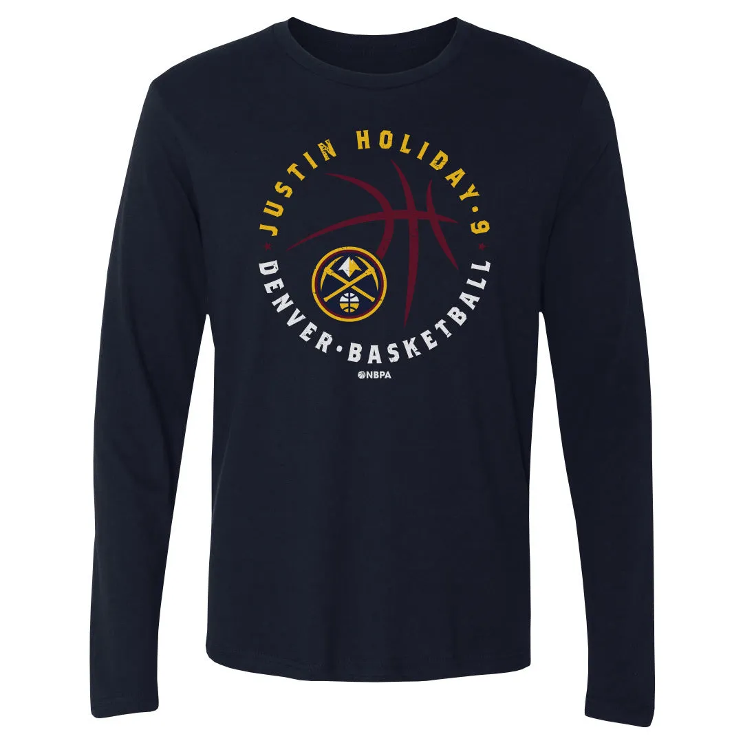 Justin Holiday Denver Nuggets Player Ball WHT sold by 500 Level