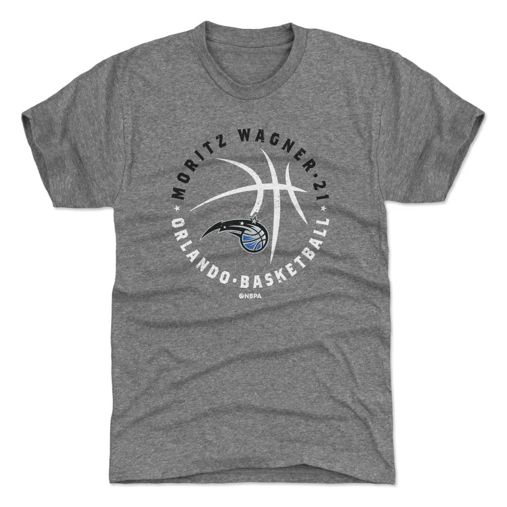 Moritz Wagner Orlando Magic Player Ball WHT sold by 500 Level