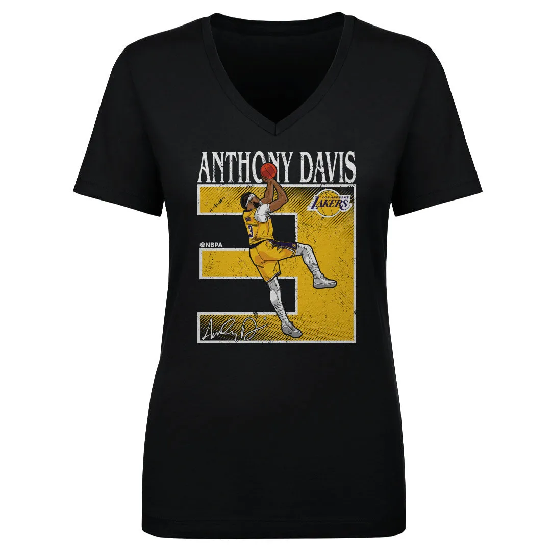 Anthony Davis Los Angeles Lakers Number WHT sold by 500 Level