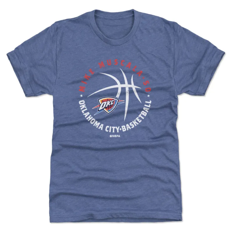 Mike Muscala Oklahoma City Thunder Player Ball WHT sold by 500 Level