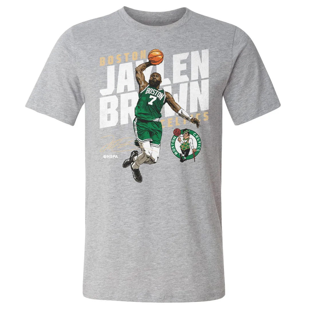 Jaylen Brown Boston Celtics Slant WHT sold by 500 Level product image thumbnail 3