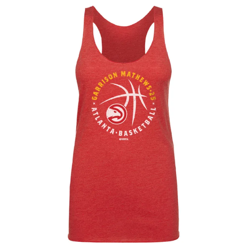 Garrison Mathews Atlanta Hawks Player Ball WHT sold by 500 Level