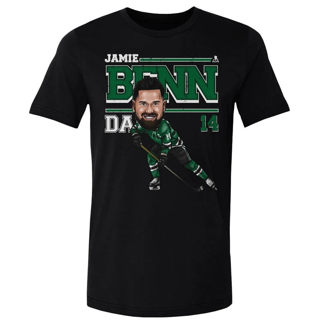 Jamie Benn Dallas Cartoon WHT sold by 500 Level