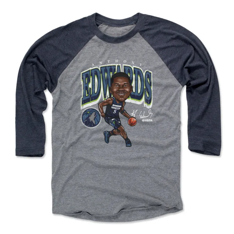 Anthony Edwards Minnesota Timberwolves Cartoon WHT sold by 500 Level