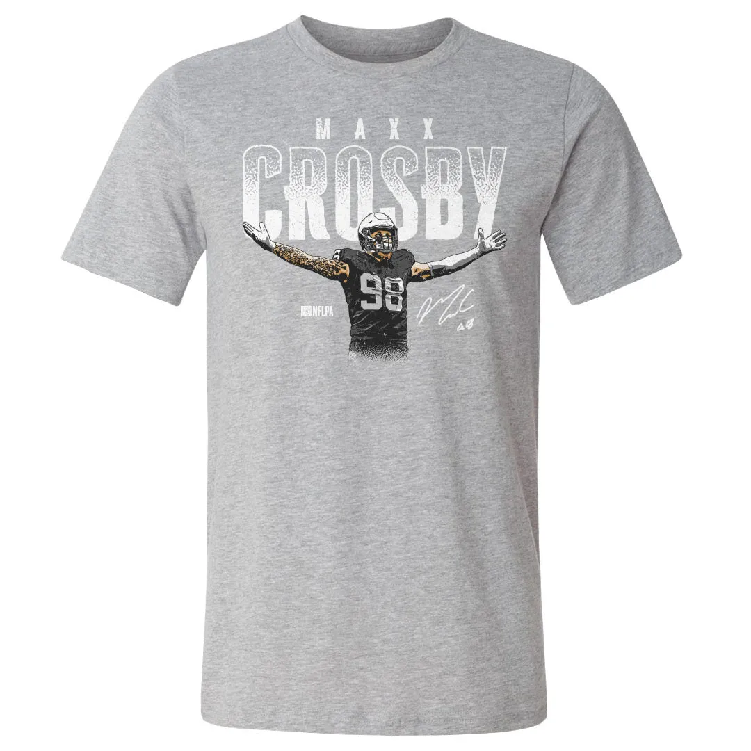 Maxx Crosby Las Vegas Player Name WHT sold by 500 Level