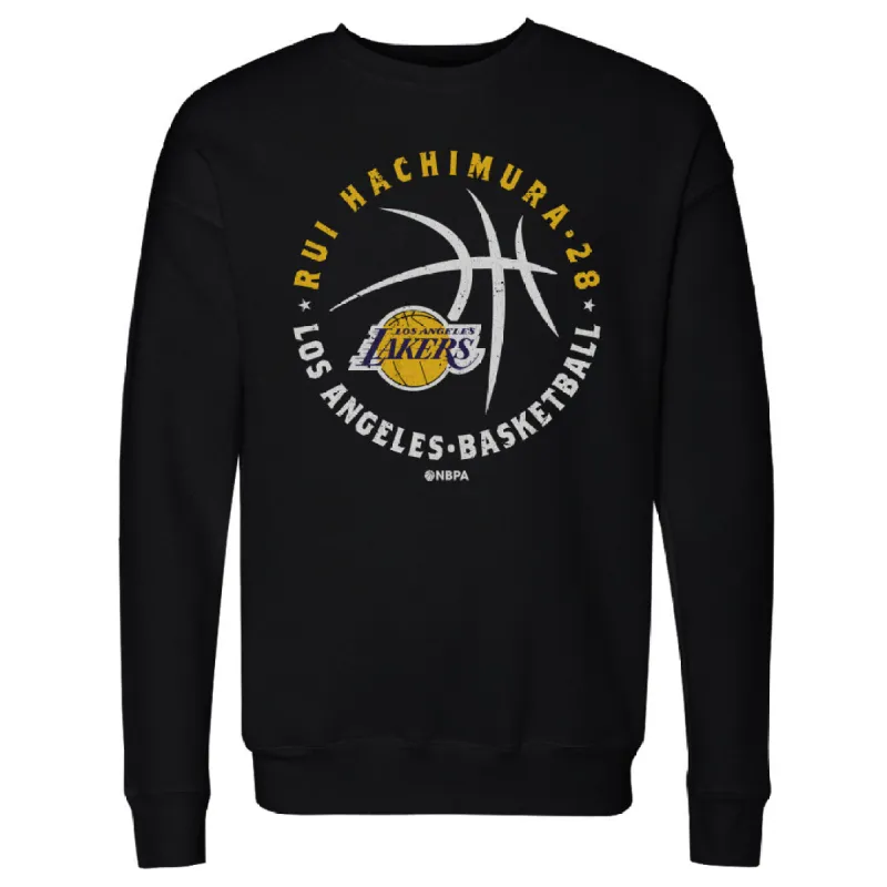 Rui Hachimura Los Angeles Lakers Player Ball WHT made by 500 Level