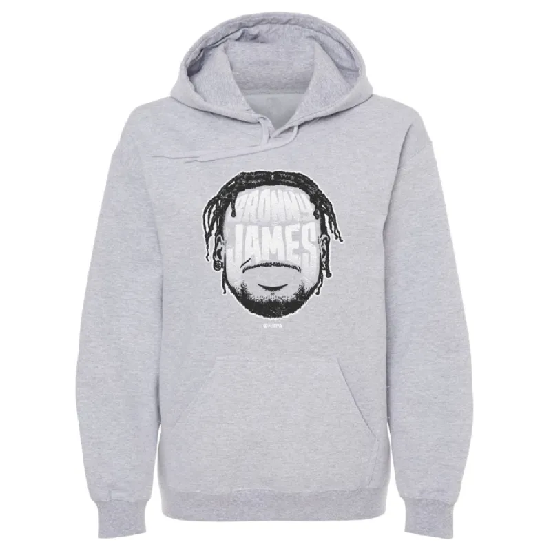 Bronny James Jr. Los Angeles L Player Silhouette WHT sold by 500 Level