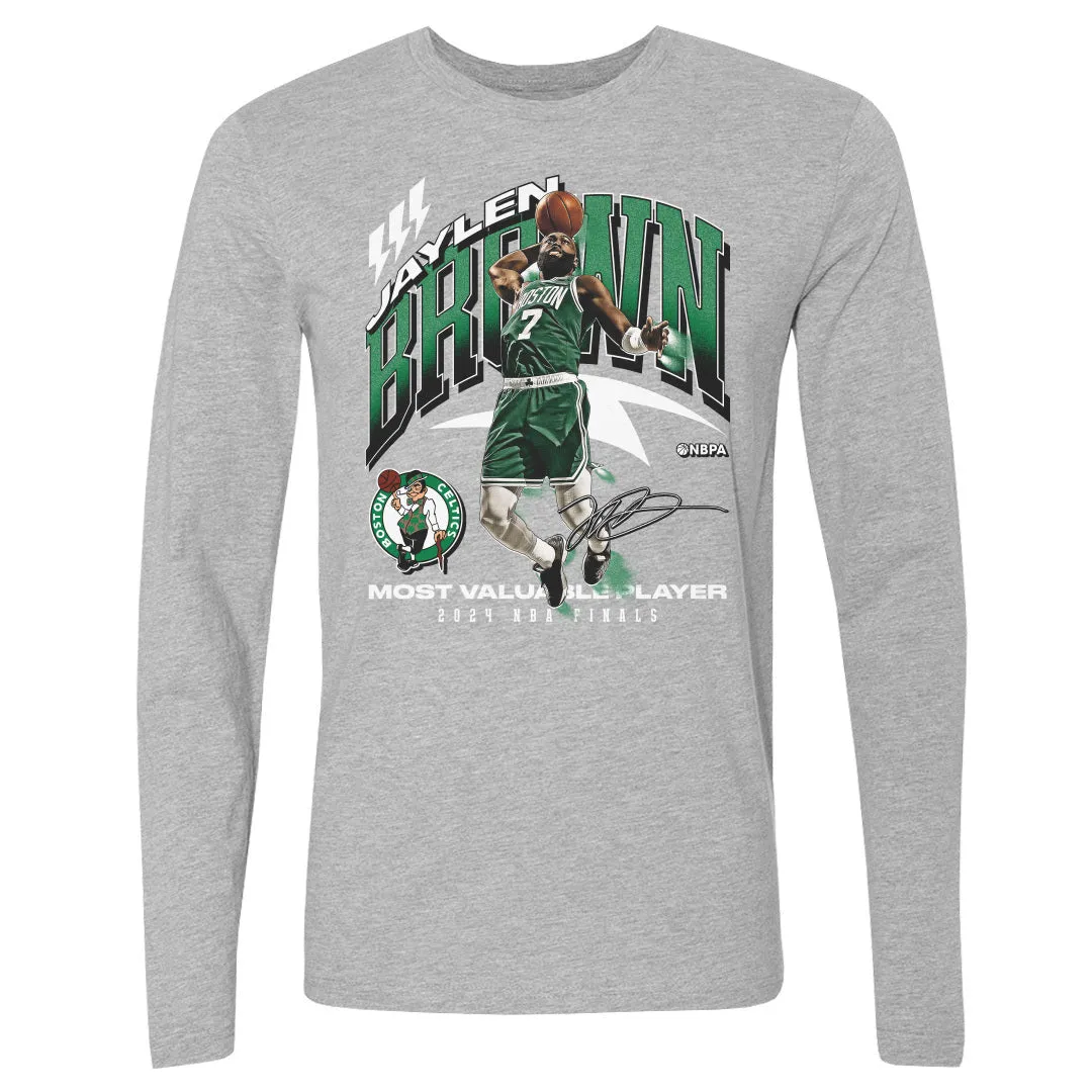 Jaylen Brown Boston Celtics 2024 NBA Finals MVP Award WHT sold by 500 Level product image thumbnail 2