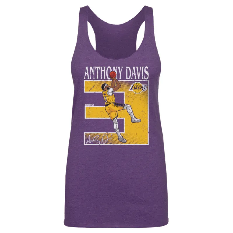 Anthony Davis Los Angeles Lakers Number WHT sold by 500 Level