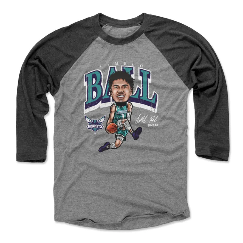 LaMelo Ball Charlotte Hornets Cartoon WHT sold by 500 Level