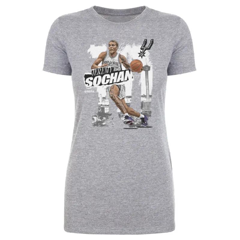 Jeremy Sochan San Antonio Spurs Rough WHT sold by 500 Level