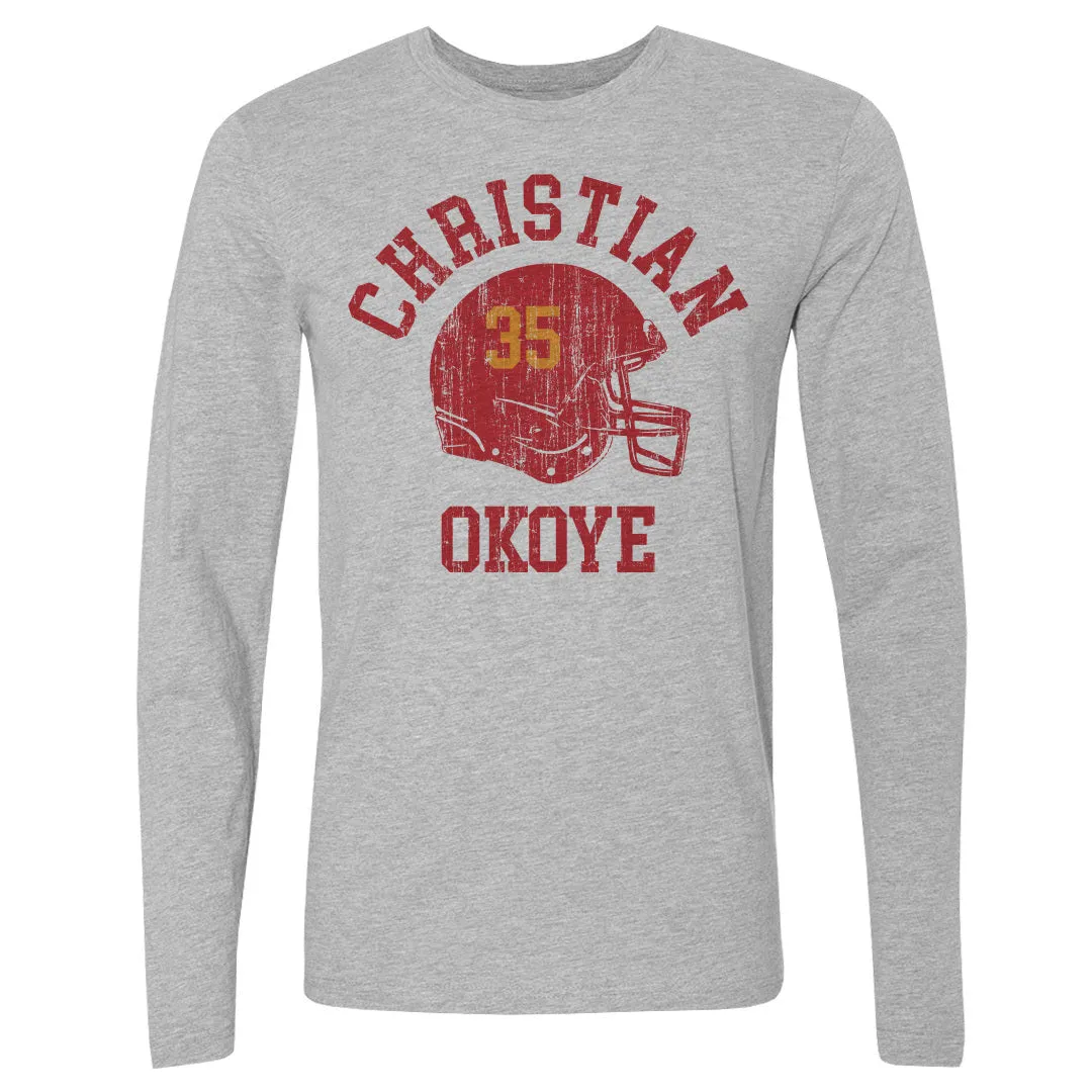 Christian Okoye Kansas City Helmet Font sold by 500 Level product image thumbnail 2