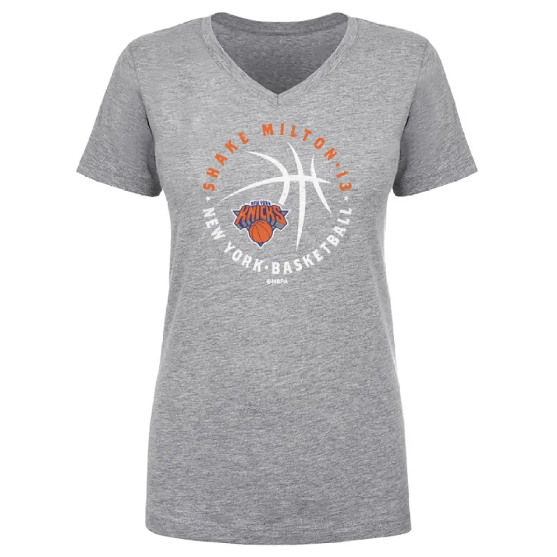 Shake Milton New York Knicks Player Ball WHT sold by 500 Level