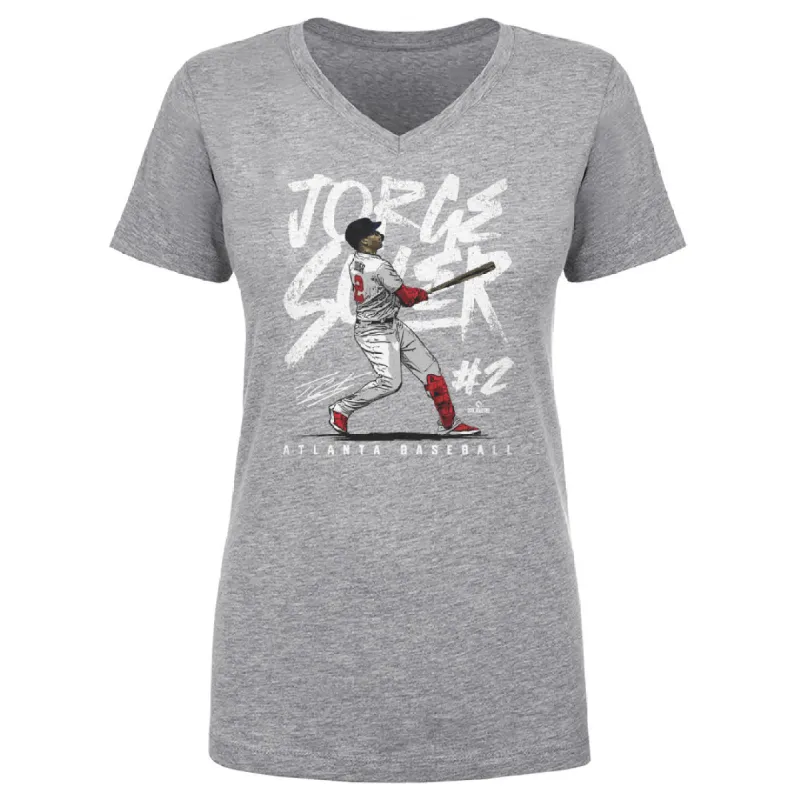 Jorge Soler Atlanta Player Name WHT sold by 500 Level