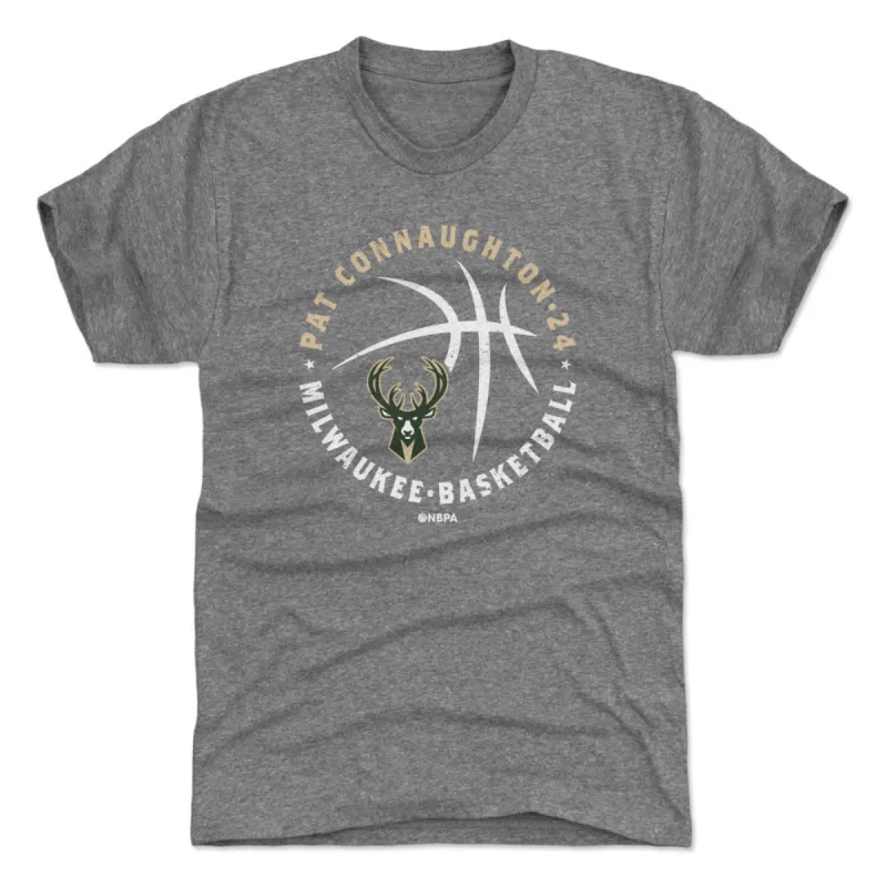 Pat Connaughton Milwaukee Bucks Player Ball WHT sold by 500 Level